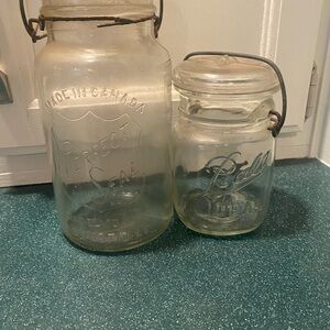 Vintage Perfect Seal and Ball Glass Jars